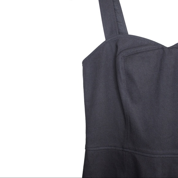 WORTH Stretch Twill Sweetheart Neckline Dress 6 - Picture 3 of 9